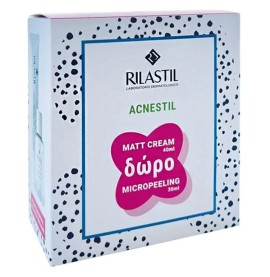 Rilastil Promo Acnestil Matt Ενυδατική Κρέμα, 40ml & Δώρο Micropeeling Ήπια Απολεπιστική Λοσιόν, 30ml