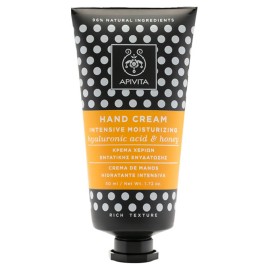 Apivita Hand Cream Hyaluronic Acid & Honey, Κρέμα Χεριών Εντατικής Ενυδάτωση με Υαλουρονικό οξύ και Μέλι 50ml