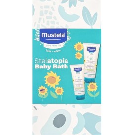 Mustela Promo Stelatopia Baby Bath Cleansing Gel 2x200ml