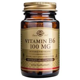 Solgar Vitamim B6 100mg 100 φυτοκάψουλες