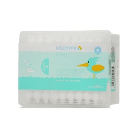 Helenvita Baby Safety Cotton Buds Μπατονέτες Ασφαλείας 50τμχ