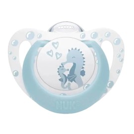 NUK First Choice Πιπίλα Σιλικόνης με Θήκη 0-6m, 1τεμ