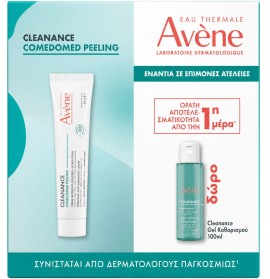 Avene Promo Cleanance Comedomed Peeling Intensive Spot Breakout Cream 40ml & Δώρο Face & Body Cleansing Gel 100ml