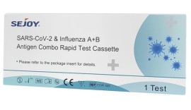 Sejoy SARS-CoV-2 & Γρίπη A+B Antigen Combo Rapid Test Cassette Τεστ Ανίχνευσης Αντιγόνων, 1 τεμάχιο