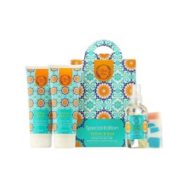 Fresh Line Vetiver & Basil Shower Gel Αφρόλουτρο 200ml & Body Lotion Γαλάκτωμα Σώματος 200ml & Body Water 150ml & Χειροποίητο Σαπούνι 120gr