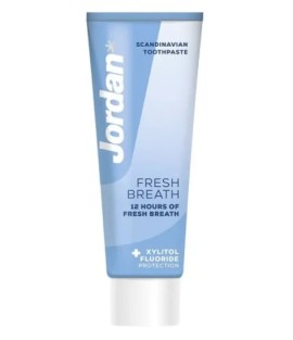 JORDAN Fresh Breath Toothpaste Φθοριούχος Οδοντόκρεμα για την Καταπολέμηση της Κακοσμίας 75ml
