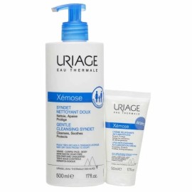 Uriage Promo Xemose Ήπιος Καθαρισμός Syndet, 500ml & Κρέμα Αναπλήρωσης Λιπιδίων, 50ml