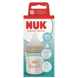 NUK Perfect Match Αnti-Colic Πλαστικό Μπιμπερό με Δείκτη Ελέγχου Θερμοκρασίας 0m+, 150ml