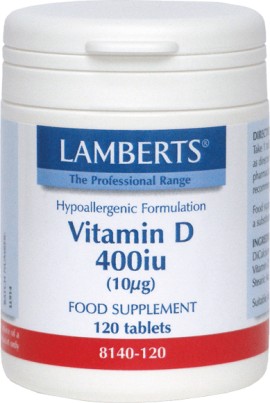 Lamberts Vitamin D3 400iu 120 tabs