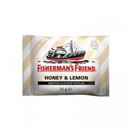 Fishermans Friend Honey & Lemon Καραμέλες με Γεύση Μέλι Λεμόνι & Μενθόλη 25gr