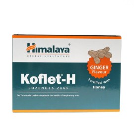 Himalaya Koflet-H Lozenges 2X6 Παστίλιες με Γεύση Ginger 12τμχ