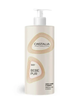 Castalia Bebepur Gentle Shower & Shampoo Απαλό Παιδικό Καθαριστικό Για Σώμα & Μαλλιά 1Lt