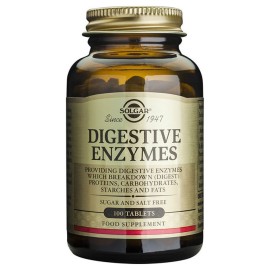 Solgar Digestive Enzymes Πεπτικά Ένζυμα 100 ταμπλέτες