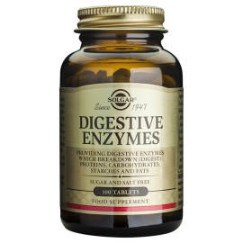 Solgar Digestive Enzymes Πεπτικά Ένζυμα 100 ταμπλέτες