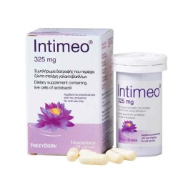 Frezyderm Intimeo Συμπλήρωμα διατροφής με ζώντα στελέχη Γαλακτοβακίλλων 325mg 14caps