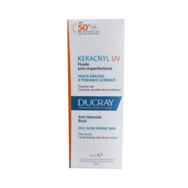 Ducray Keracnyl Anti-Blemish Face Fluid Spf50+, 50ml
