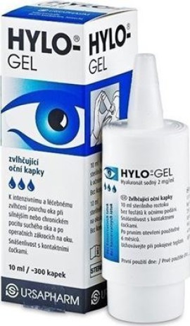 Hylo - Gel Λιπαντικές Οφθαλμικές σταγόνες 10ml - 300 σταγ.