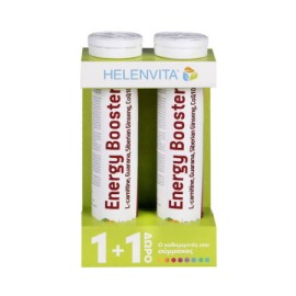 Helenvita Energy Booster Συμπλήρωμα Διατροφής για Ενέργεια & Τόνωση 20+20tabs 1+1 Δώρο