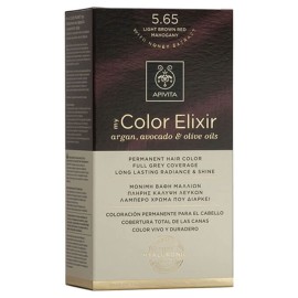 Apivita My Color Elixir 5.65 Καστανό Ανοιχτό - Κόκκινο Μαονί 1τμχ