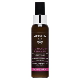 Apivita Eye Make up Remover Linden & Honey Γαλάκτωμα καθαρισμού ματιών με τίλιο και μέλι 100ml