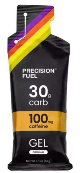 Precision Fuel & Hydration 30 Carb 100mg Caffeine Gel 51gr