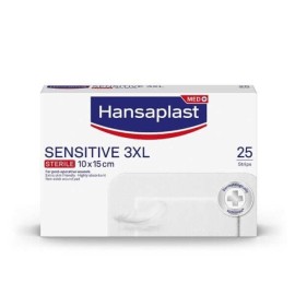 Hansaplast Sensitive 3XL Αποστειρωμένα Ατομικά Επιθέματα 10 x 15cm, 25τεμ