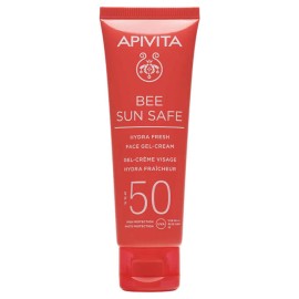 Apivita Bee Sun Safe Hydra Fresh Face SPF50 Ενυδατική Αντηλιακή Κρέμα Gel Προσώπου Ελαφριάς Υφής 50ml