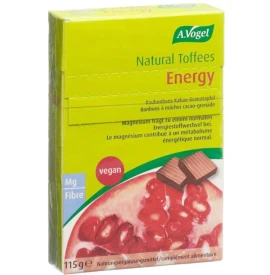 A.Vogel Energy Toffees Pomegranate Καραμέλες με Γεύση Κακάο & Ρόδι, 115g