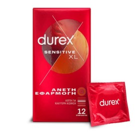 Durex Sensitive XL 12 Τεμάχια για Άνετη Εφαρμογή