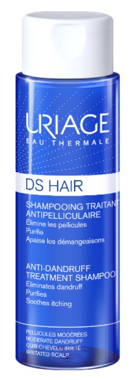 Uriage DS Hair Anti-Dandruff Treatment Shampoo Σαμπουάν κατά της Πιτυρίδας, 200ml