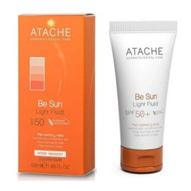 Atache Be Sun Light Fluid SPF50+ Αντιηλιακό Προσώπου για Κανονικές - Μικτές Επιδερμίδες, 50ml