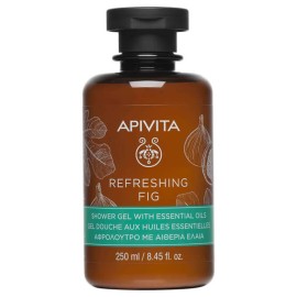 Apivita Refreshing Fig Αφρόλουτρο με αιθέρια έλαια 250ml