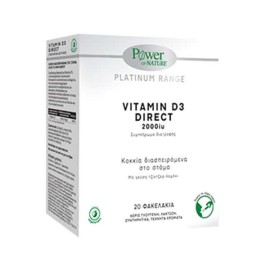 Power Of Nature Platinum Range Vitamin D3 Direct 2000iu, 20 sticks