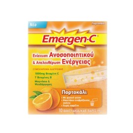 Emergen - C  1000mg Πορτοκάλι 10 φακελάκια