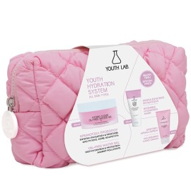 Youth Lab. Youth Hydration System Promo Hydro Cloud Oil-Free Water Gel Ενυδατικό Κρεμοτζέλ Προσώπου, 50ml & Thirst Relief Mask Μάσκα Εντατικής Ενυδάτωσης, 50ml & Hand Cream Ενυδατική Κρέμα Χεριών, 50ml & Νεσεσέρ, 1σετ