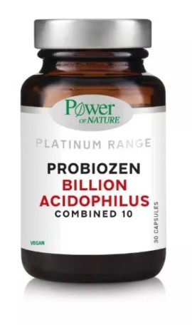 Power of Nature Platinum Range Probiozen Billion Acidophilus Combined 10, 30 κάψουλες