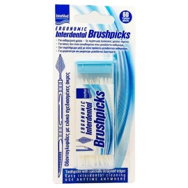 Intermed Ergonomic Interdental Brushpicks Οδοντογλυφίδες Μεσοδόντιου Καθαρισμού 60τμχ