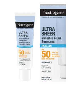 Neutrogena Ultra Sheer Invisible Fluid Hydration Αντηλιακό Προσώπου SPF50, 50ml