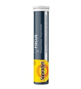 Supradyn Focus για Συγκέντρωση 15 αναβράζοντα δισκία