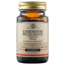 Solgar Chromium Picolinate 100mcg 90tabs