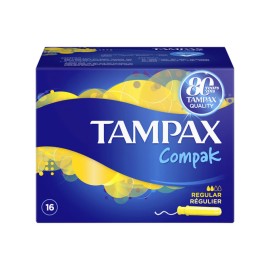 Tampax Compak Regular για Κανονική Ροή 16τμχ