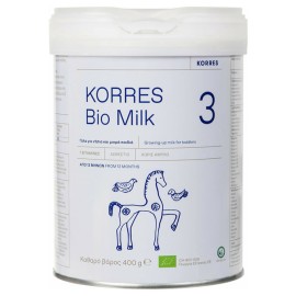 Korres Bio Milk 3 Βιολογικό Αγελαδινό Γάλα για Νήπια και Μικρά παιδιά 12 μηνών και άνω 400gr