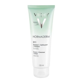 Vichy Normaderm 3 in 1 cleanser + Scrub + Mask 125ml