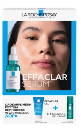 La Roche Posay Promo Effaclar Serum, 40ml & Effaclar Gel, 50ml & Effaclar A.Z. Gel-Cream, 3ml