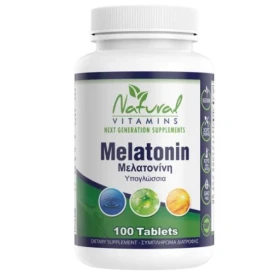 Natural Vitamins Melatonin, 100 ταμπλέτες