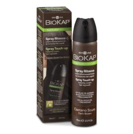 Biokap Nutricolor Delicato Spray Touch-Up Dark Brown Εκνέφωμα για την κάλυψη της Ρίζας, 75ml