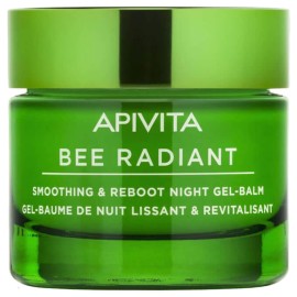 Apivita Bee Radiant Gel-Balm Νύχτας Παιώνια & Πρόπολη για Λείανση και Αναζωογόνηση 50ml