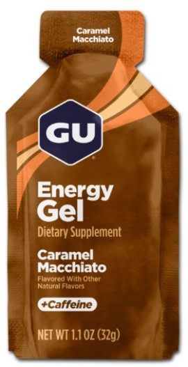 GU Energy Gel Caramel Macchiato Caffeine, 32g
