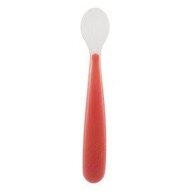 Chicco Softly Spoon - Κουτάλι Σιλικόνης 6m+, ροζ