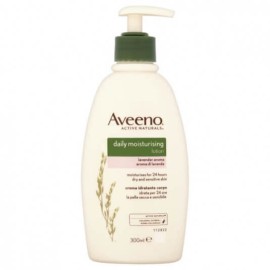 Aveeno Daily Moisturizing Lotion Lavender Aroma Ενυδατικό Γαλάκτωμα Σώματος με Άρωμα Λεβάντας 300ml